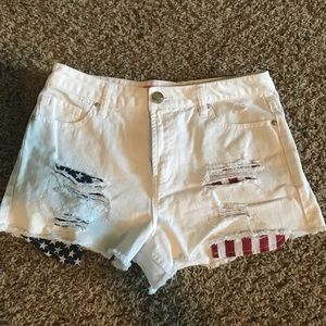 American flag shorts